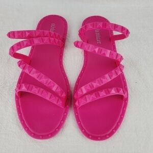 Olivia miller jelly sandals size 10